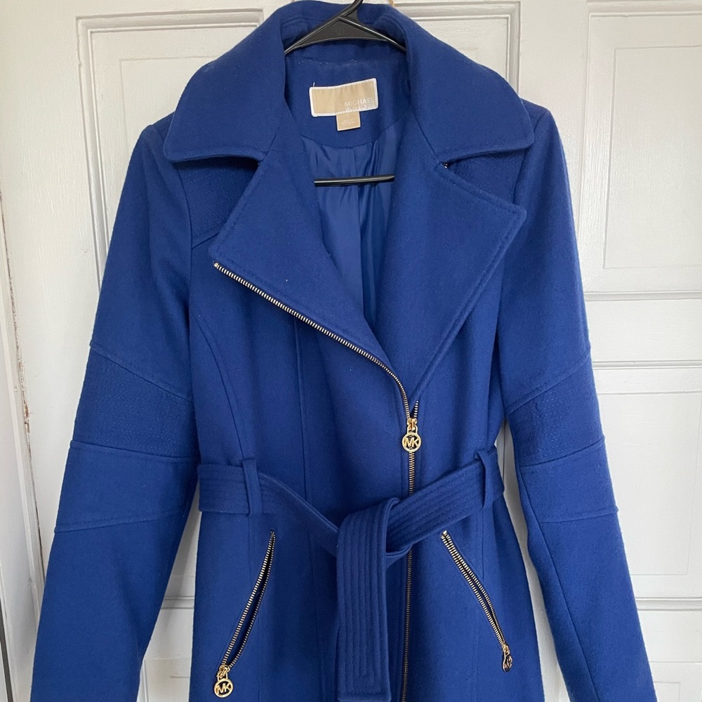 Women’s Asymmetrical Wool Trenchcoat